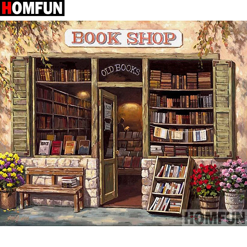 Алмазная живопись HOMFUN «Книжный магазин», вышивка крестиком 5D, полная выкладка, круглые/квадратные стразы, домашний декор, A07618
Алмазная живопись HOMFUN «Книжный магазин», вышивка крестиком 5D, полная выкладка, круглые/квадратные стразы, домашний декор, A07618