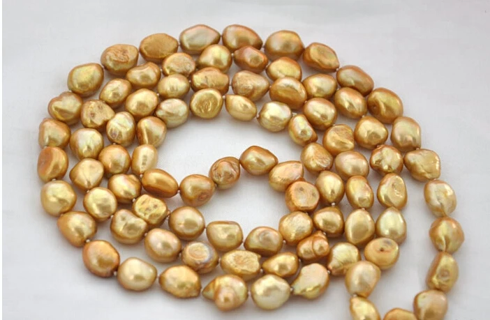 80-200cm 30-80inch 10mm Brown baroque freshwater pearl handmade Necklace Woman Jewelry AAA Natural pearl
80-200cm 30-80inch 10mm Brown baroque freshwater pearl handmade Necklace Woman Jewelry AAA Natural pearl