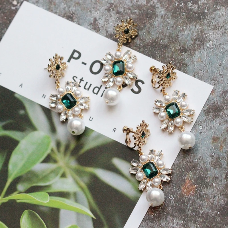 Baroque cute long tassle clip on earrings for women statement big cross korean earrings ear clips vintage flower pearl Earrings
Baroque cute long tassle clip on earrings for women statement big cross korean earrings ear clips vintage flower pearl Earrings