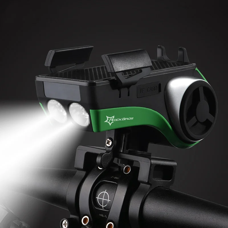 ROCKBROS Waterproof Bicycle Bike Phone Holder Bluetooth Audio MP3 Player Speaker 4400mAh Power Bank Bicycle Ring Bell Bike Light
ROCKBROS Waterproof Bicycle Bike Phone Holder Bluetooth Audio MP3 Player Speaker 4400mAh Power Bank Bicycle Ring Bell Bike Light