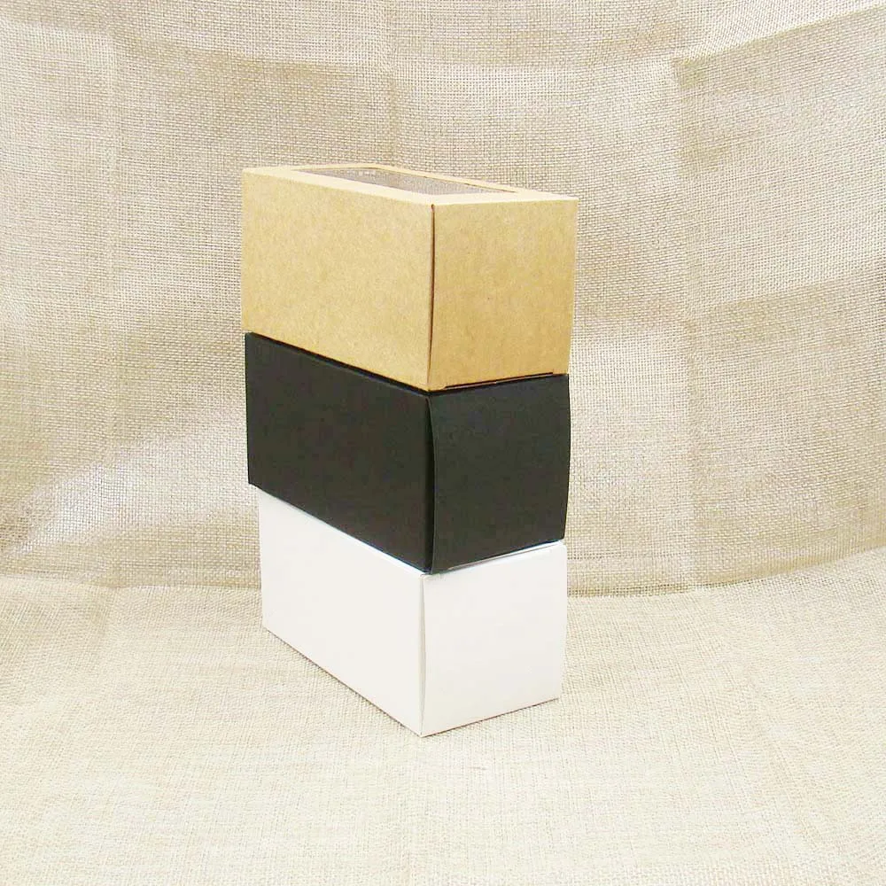 7*7*14cm white/black/craft paper window box,black package paper gift /candy /wedding favor box with clear window
7*7*14cm white/black/craft paper window box,black package paper gift /candy /wedding favor box with clear window