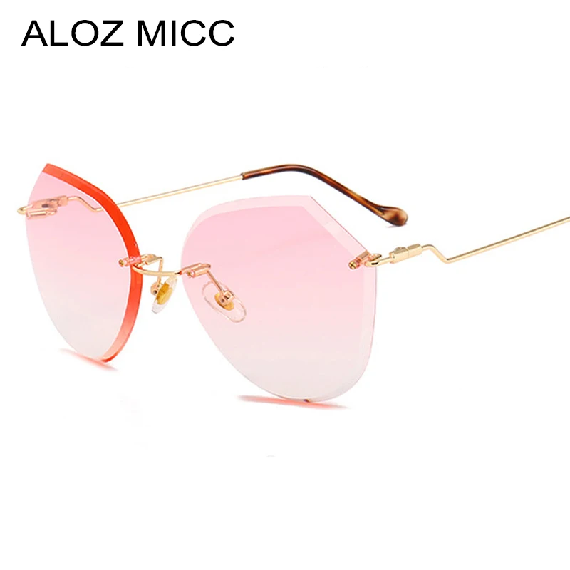 ALOZ MICC Luxury Rimless Women Sunglasses Brand Designer Vintage Cat Eye Gradient Metal Sun Glasses Women Summer oculos Q554
ALOZ MICC Luxury Rimless Women Sunglasses Brand Designer Vintage Cat Eye Gradient Metal Sun Glasses Women Summer oculos Q554
