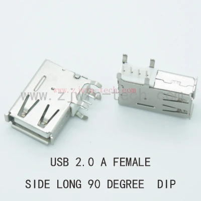 5 шт., 4-контактный разъем USB 2,0 для зарядки, гнездо, боковая вставка, длинный корпус DIP
5 шт., 4-контактный разъем USB 2,0 для зарядки, гнездо, боковая вставка, длинный корпус DIP