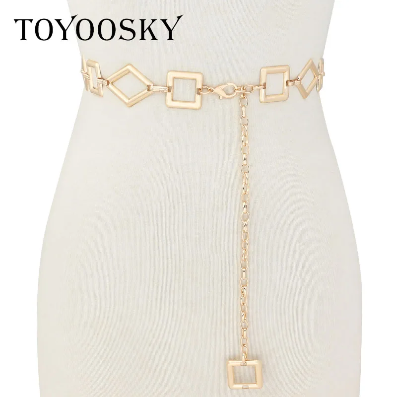 TOYOOSKY New Women Metal Chain Belt Slim Inregular Wild Hook All Matching Decorative Dress Korean Fashion Sweet Belts for Ladies
TOYOOSKY New Women Metal Chain Belt Slim Inregular Wild Hook All Matching Decorative Dress Korean Fashion Sweet Belts for Ladies