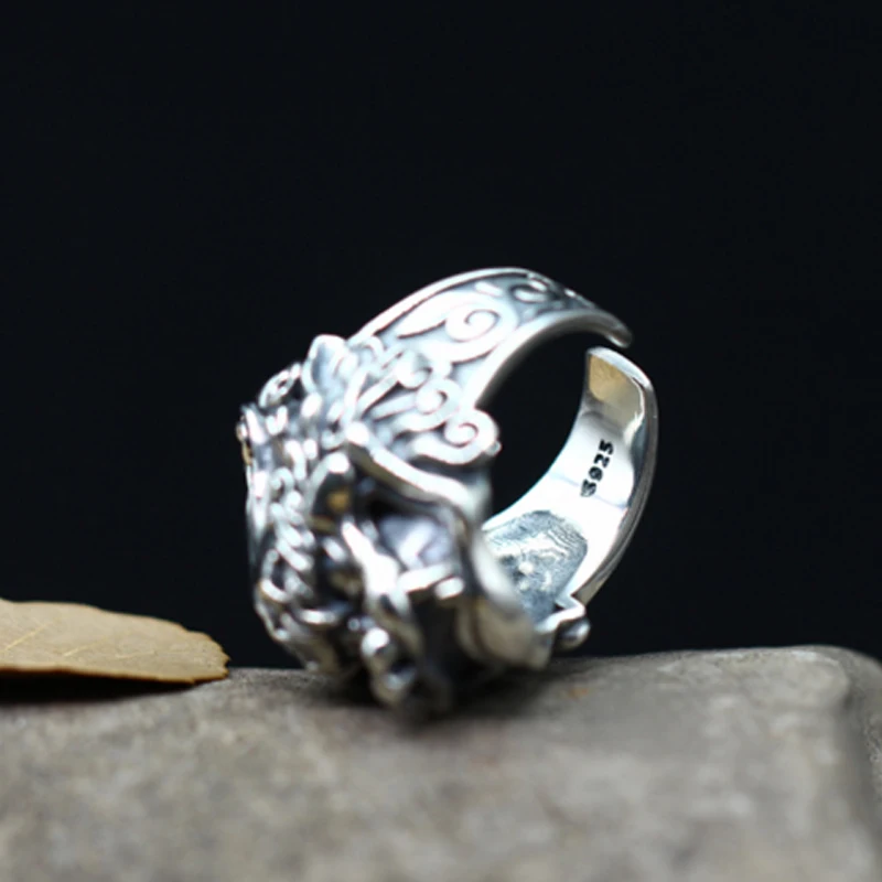 100% Pure 925 Sterling Silver Jewelry Rings Adjust Vintage Mens Signet Ring For Women Special Christmas Gift 966
100% Pure 925 Sterling Silver Jewelry Rings Adjust Vintage Mens Signet Ring For Women Special Christmas Gift 966