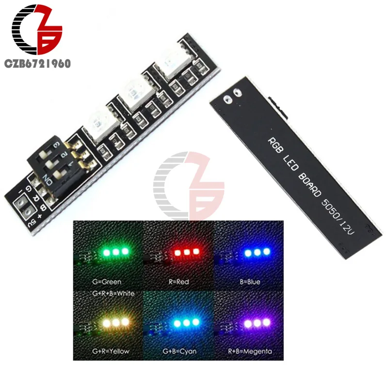 F16185 RGB 5050 LED Light Board 12V 3S 4S 7 Colors DIY DIP Switch for RC QAV250 FPV
F16185 RGB 5050 LED Light Board 12V 3S 4S 7 Colors DIY DIP Switch for RC QAV250 FPV