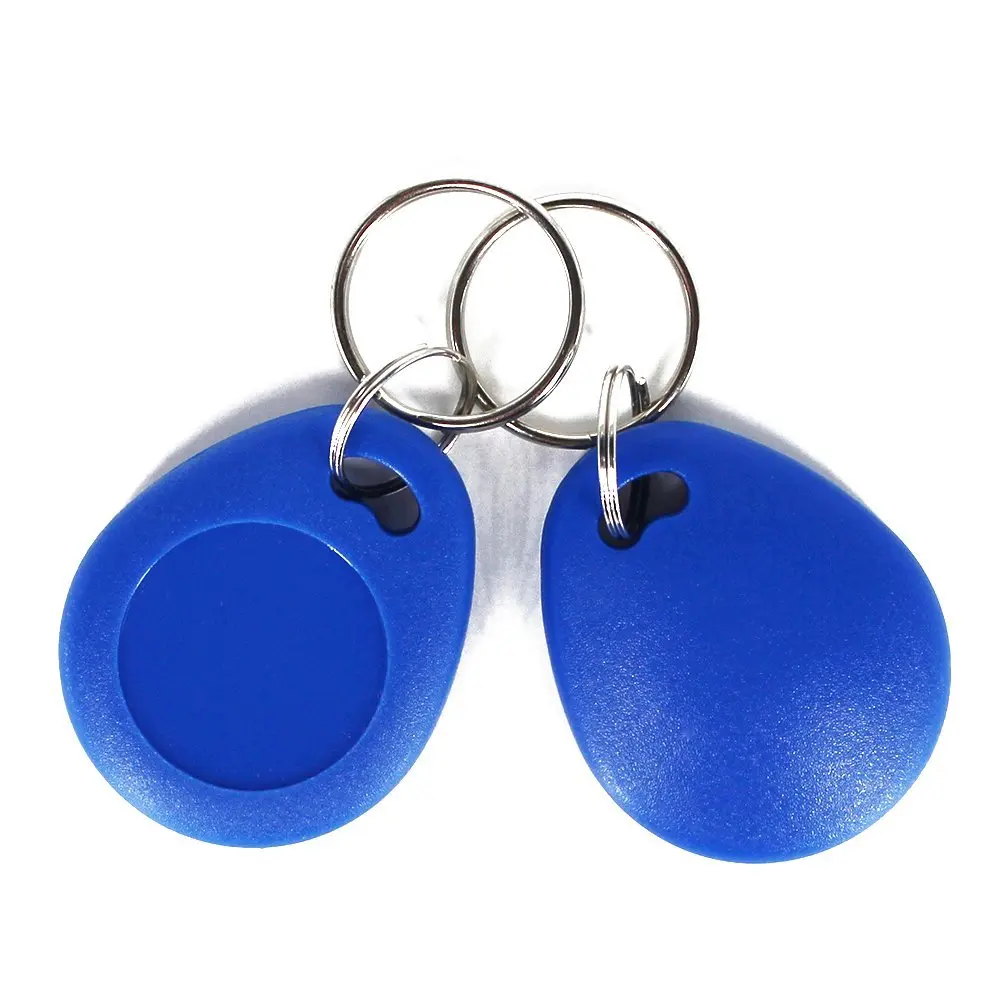 10pcs 13.56MHz RFID MF Classic 1k Keyfobs Keychains ISO14443A access control key card token Smart Key Tag-Blue Color
10pcs 13.56MHz RFID MF Classic 1k Keyfobs Keychains ISO14443A access control key card token Smart Key Tag-Blue Color