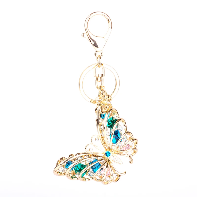 High Quality Drip Alloy Keychain Chaveiro cute butterfly rhinestone colorful crystal beads KeyChain women stainless Key Ring
High Quality Drip Alloy Keychain Chaveiro cute butterfly rhinestone colorful crystal beads KeyChain women stainless Key Ring