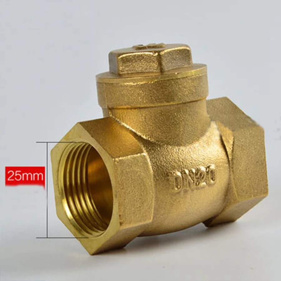 DN20 G3/4 "BSPP внутренняя резьба, латунный поворотный обратный клапан, односторонний, толщина 3,85 мм, Длина 50,5 мм
DN20 G3/4 "BSPP внутренняя резьба, латунный поворотный обратный клапан, односторонний, толщина 3,85 мм, Длина 50,5 мм