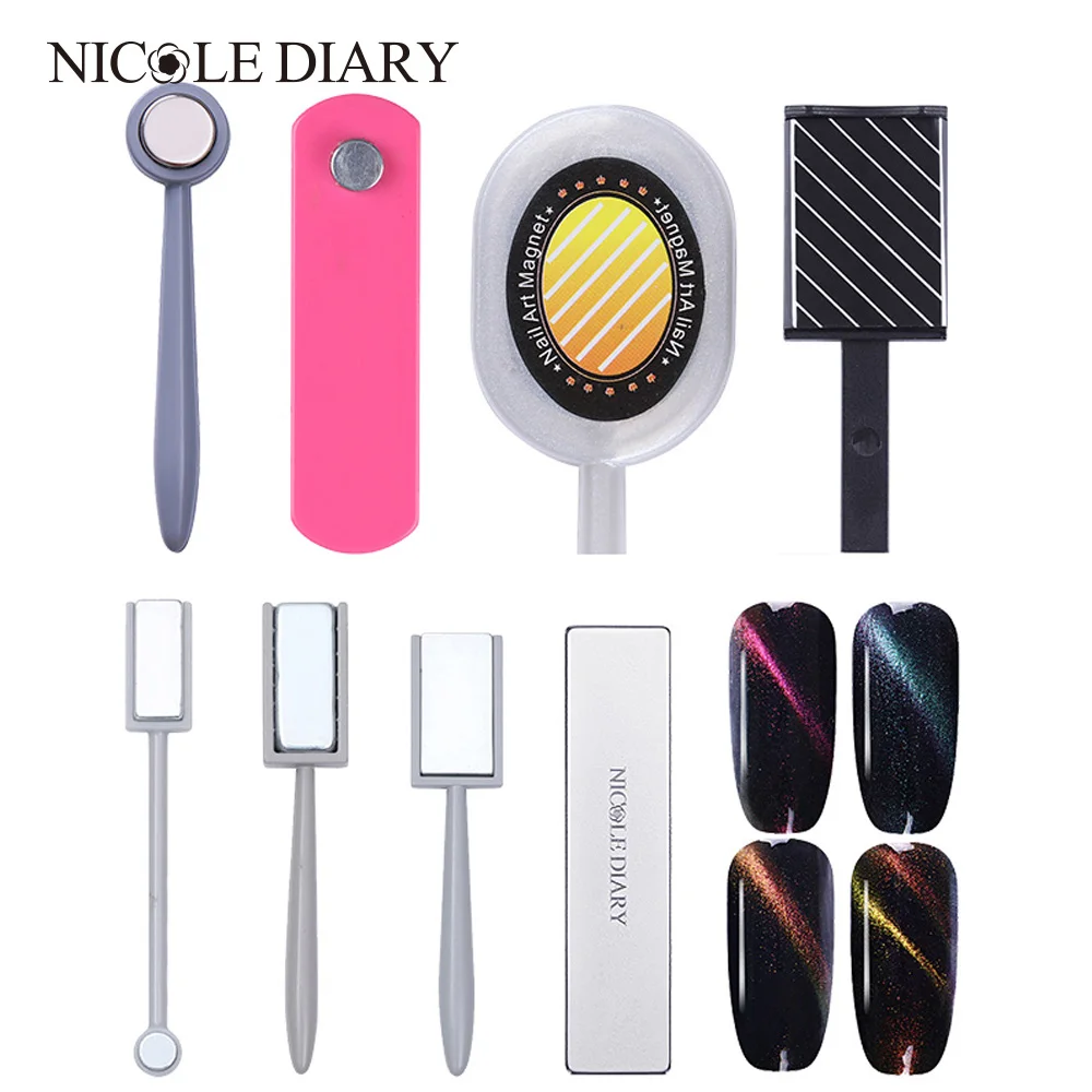 Магнитный карандаш NICOLE DIARY для кошачий глаз УФ гель 3D эффект мощная магнитная