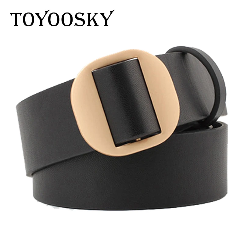 TOYOOSKY Fashion Elegant Belts For Women Colorful Smooth Buckle Belt Metal Ladies Luxury Cow Split Leather Belt Female All-match
TOYOOSKY Fashion Elegant Belts For Women Colorful Smooth Buckle Belt Metal Ladies Luxury Cow Split Leather Belt Female All-match