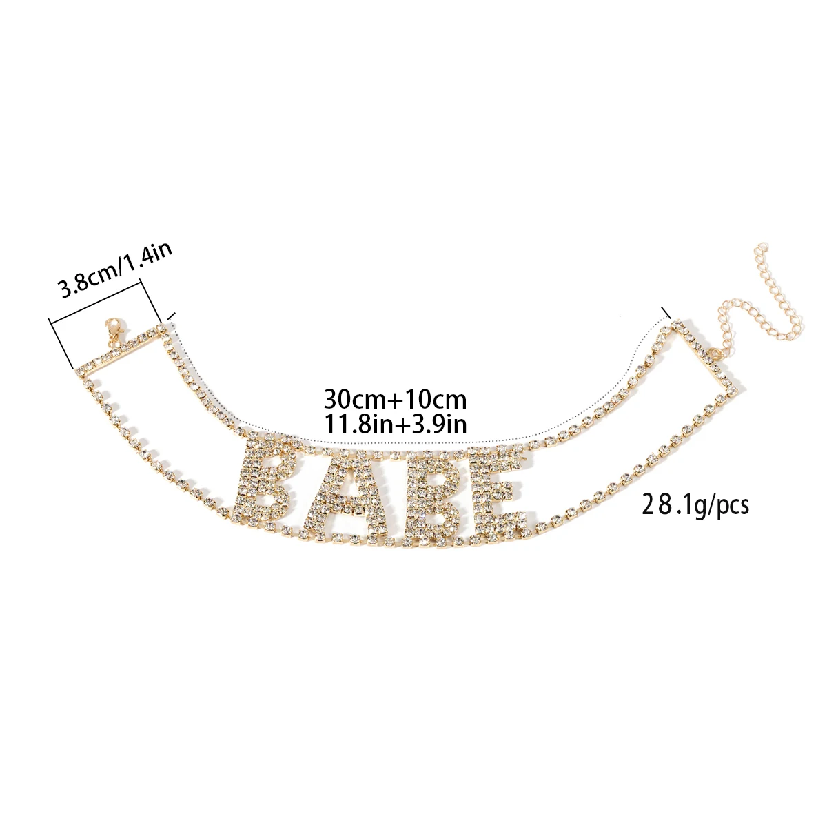 SHIXIN Hip Hop Big Necklace Women Crystal BABY Letter Necklace Luxury Rhinestone Choker Necklace Fashion Jewelry Collier Chocker
SHIXIN Hip Hop Big Necklace Women Crystal BABY Letter Necklace Luxury Rhinestone Choker Necklace Fashion Jewelry Collier Chocker