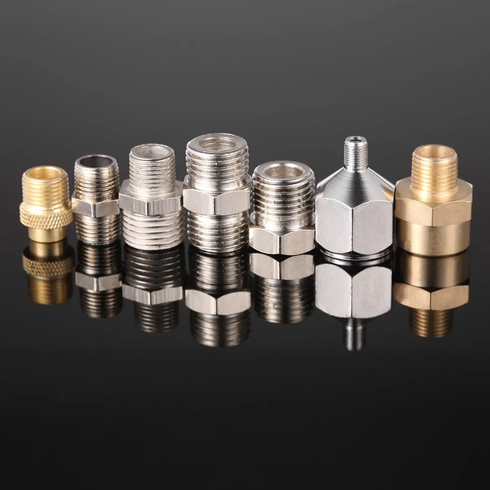 Professional 7pcs Airbrush Adaptor Kit Fitting Connector Set For Compressor & Airbrush Hose
Professional 7pcs Airbrush Adaptor Kit Fitting Connector Set For Compressor & Airbrush Hose