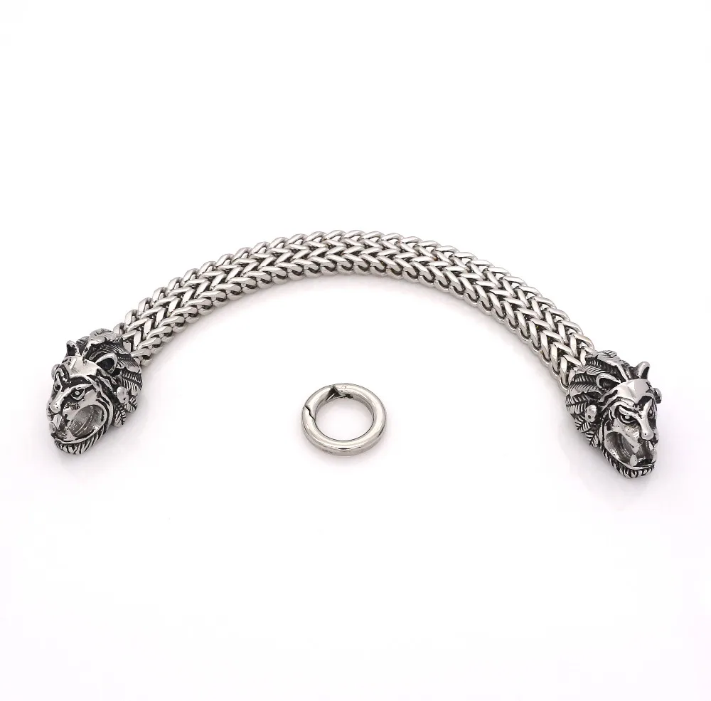 JSBAO New Designer Fashion Double Lion jewelry Classical Steel Double Lion Bracelet Bangle For Mens Chain Bracelet Best Gifts
JSBAO New Designer Fashion Double Lion jewelry Classical Steel Double Lion Bracelet Bangle For Mens Chain Bracelet Best Gifts