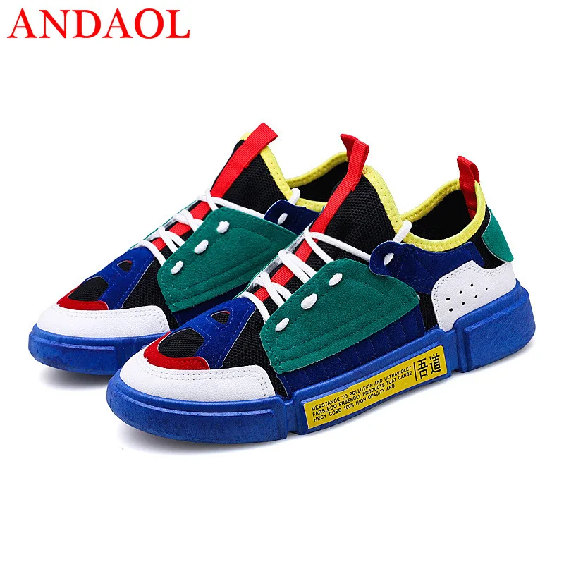 ANDAOL Men's Casual Shoes Top Quality Breathable Patchwork light Sneakers Luxury Marvel Non-Slip Campus Trainers Skateboarding
ANDAOL Men's Casual Shoes Top Quality Breathable Patchwork light Sneakers Luxury Marvel Non-Slip Campus Trainers Skateboarding