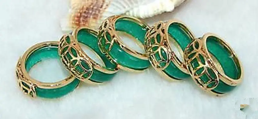 Wholesale price 16new ^^^^Beautiful wholesale sell lots of Green Jade Carved Ring
Wholesale price 16new ^^^^Beautiful wholesale sell lots of Green Jade Carved Ring