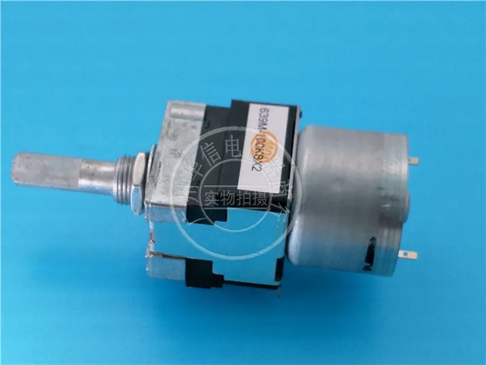 1pcs FOR ALPS Motor Drive Potentiometer RK16812MG098 100KBx2 / Dual B100Kx2 Potentiometer with Tap 25F
1pcs FOR ALPS Motor Drive Potentiometer RK16812MG098 100KBx2 / Dual B100Kx2 Potentiometer with Tap 25F