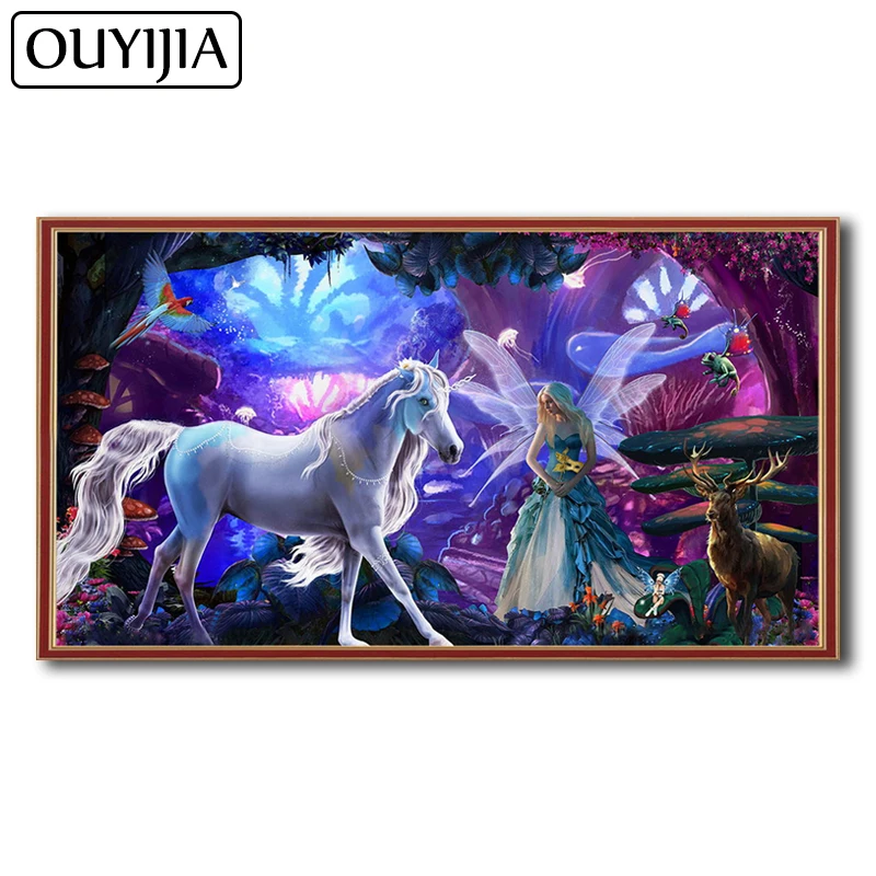 OUYIJIA Oil Beauty Horse Cartoon 5DDIY Diamond Painting Animal Mosaic Forest Deer Rhinestone Home Decoration Diamond Embroidery
OUYIJIA Oil Beauty Horse Cartoon 5DDIY Diamond Painting Animal Mosaic Forest Deer Rhinestone Home Decoration Diamond Embroidery