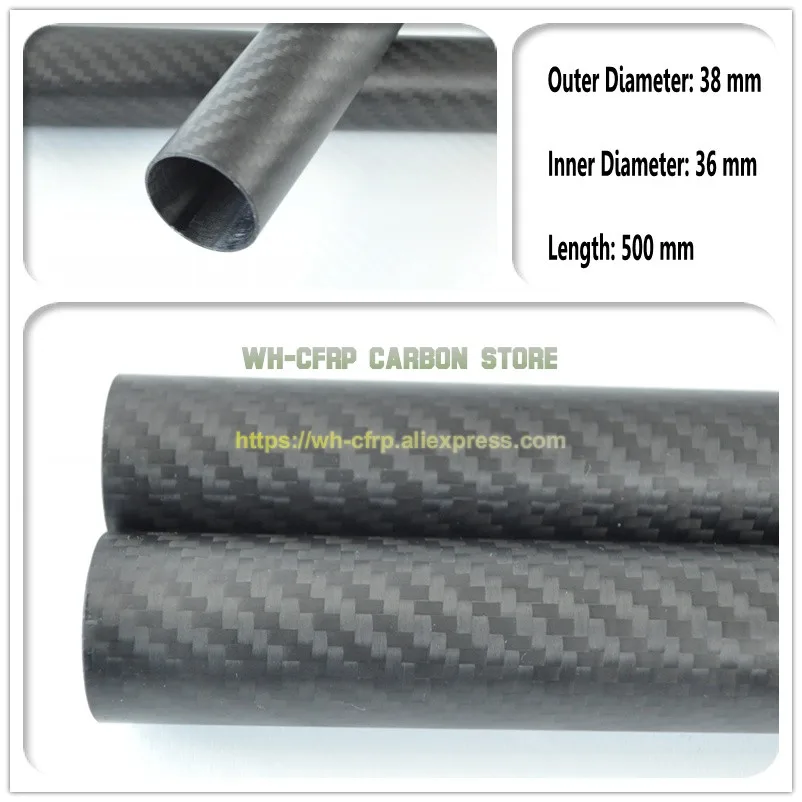 38mm ODx 36mm ID Carbon Fiber Tube 3k 500MM Long (Roll Wrapped) carbon pipe , with 100% full carbon, Japan 3k improve material
38mm ODx 36mm ID Carbon Fiber Tube 3k 500MM Long (Roll Wrapped) carbon pipe , with 100% full carbon, Japan 3k improve material