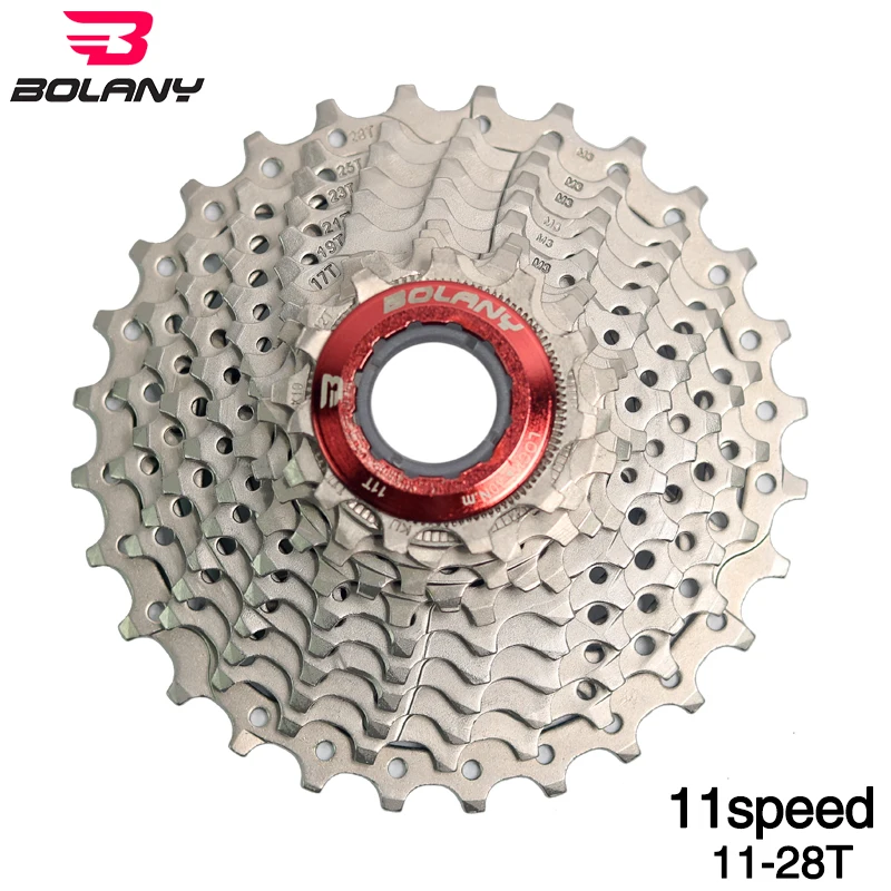 Bolany Road Bike 11 Speed 11-28T Freewheel Bicycle 11 22S Cassette Flywheel Sprocket Compatible For Parts
Bolany Road Bike 11 Speed 11-28T Freewheel Bicycle 11 22S Cassette Flywheel Sprocket Compatible For Parts
