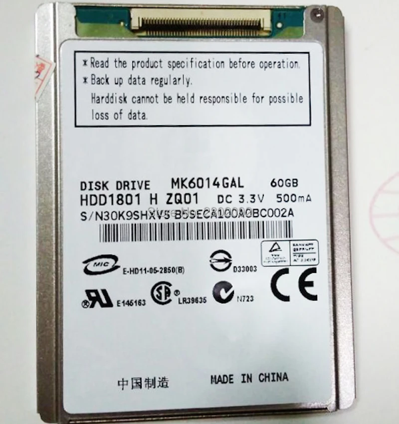 new mk6034gal 1.8" ce 60GB HDD FOR sony handy camera dv xr150e sr68e sr47e sr45e sr65e xr100e sr200e sr300e
new mk6034gal 1.8" ce 60GB HDD FOR sony handy camera dv xr150e sr68e sr47e sr45e sr65e xr100e sr200e sr300e
