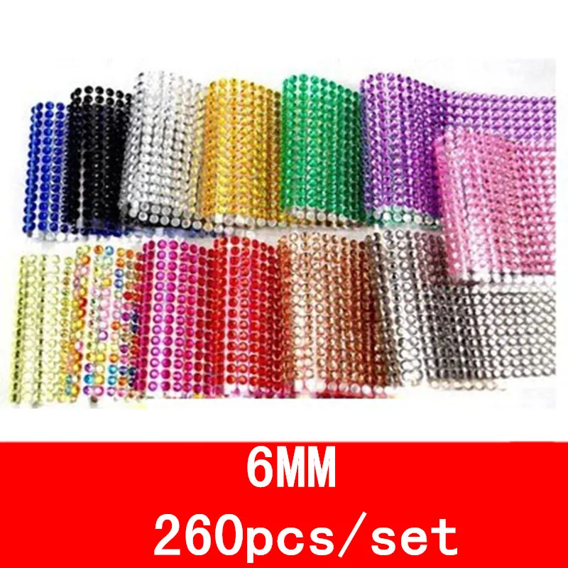 Toy Sticker 260 Pcs/set 6mm Diy Decal Mobile/pc Art Crystal Diamond Bling Rhinestone Self Adhesive Scrapbooking Stickers
Toy Sticker 260 Pcs/set 6mm Diy Decal Mobile/pc Art Crystal Diamond Bling Rhinestone Self Adhesive Scrapbooking Stickers