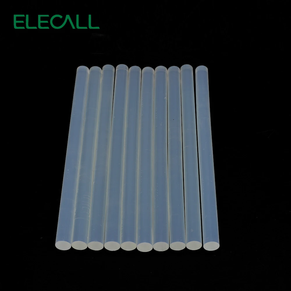 

ELECALL 10Pcs 11mm*190mm Hot Adhesive White Melt Glue Sticks For Electric Glue Gun Craft Album DIY Repair Tools