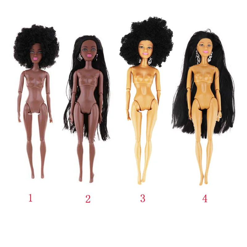 

1 шт., черная Подвижная кукла, 12 шарниров, африканские куклы с головой, аксессуар для 1/6 кукол, игрушка, подарки для девочек