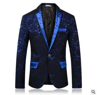High quality printing jacket men blazer masculino slim fit casaco jaqueta masculina spring autumn coats mens suits black blue
High quality printing jacket men blazer masculino slim fit casaco jaqueta masculina spring autumn coats mens suits black blue