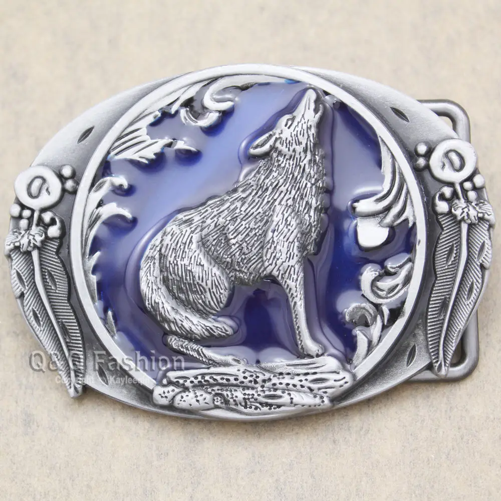 Western Vintage Belt Buckle Blue Howling Wolf Tactical Alchemy Coyote Feather Cowboy Men Gift Costume Jewelry Acessories
Western Vintage Belt Buckle Blue Howling Wolf Tactical Alchemy Coyote Feather Cowboy Men Gift Costume Jewelry Acessories