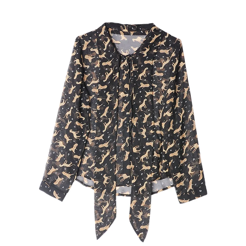 New arrival designer print leopard chiffon shirts women brand casual tops shirt ladies stand collar fashion shirt girls chemise
New arrival designer print leopard chiffon shirts women brand casual tops shirt ladies stand collar fashion shirt girls chemise