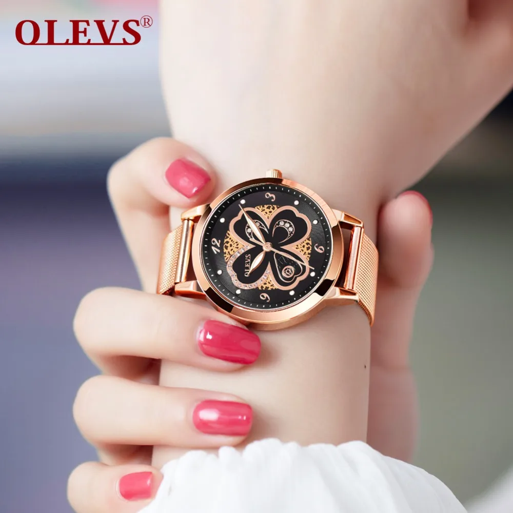 OLEVS Watches Women Fashion Rose Gold Ladies Watch Stainless Steel Luxury Exquisite Leather Women's Watches relogio feminino new
OLEVS Watches Women Fashion Rose Gold Ladies Watch Stainless Steel Luxury Exquisite Leather Women's Watches relogio feminino new