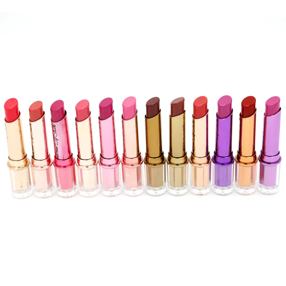 Lipsticks Makeup 12 PCS 12 Colors Red Pink Purple Colored Lipstick Lip Stick M3037
Lipsticks Makeup 12 PCS 12 Colors Red Pink Purple Colored Lipstick Lip Stick M3037