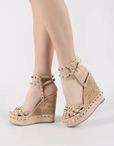 New Arrivals Beige Black Gladiator Sandals Women Peep Toe High Platform Rivets Spikes Heels Ankle Strap Ladies Dress Shoes
New Arrivals Beige Black Gladiator Sandals Women Peep Toe High Platform Rivets Spikes Heels Ankle Strap Ladies Dress Shoes