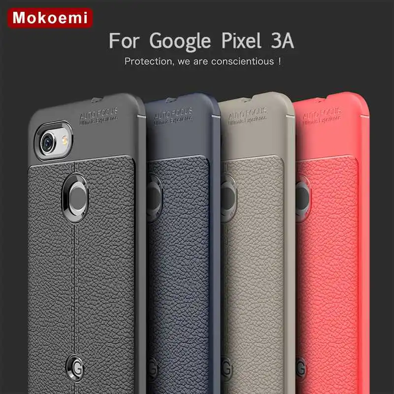 Mokoemi модный противоударный мягкий чехол 5 6 "с узором Личи для Google Pixel 3a XL