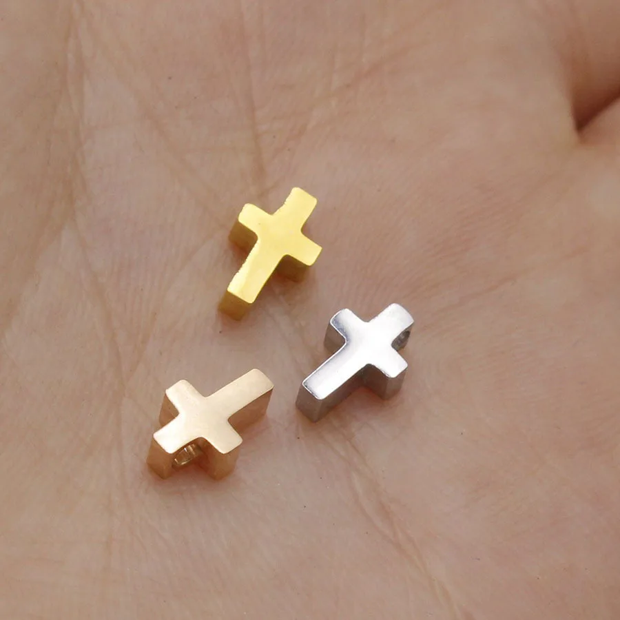 10Pcs Cross Charms Accessories DIY Beads Charms Bracelets Necklace stainless steel Mirror polished Charms for Jewelry Making
10Pcs Cross Charms Accessories DIY Beads Charms Bracelets Necklace stainless steel Mirror polished Charms for Jewelry Making
