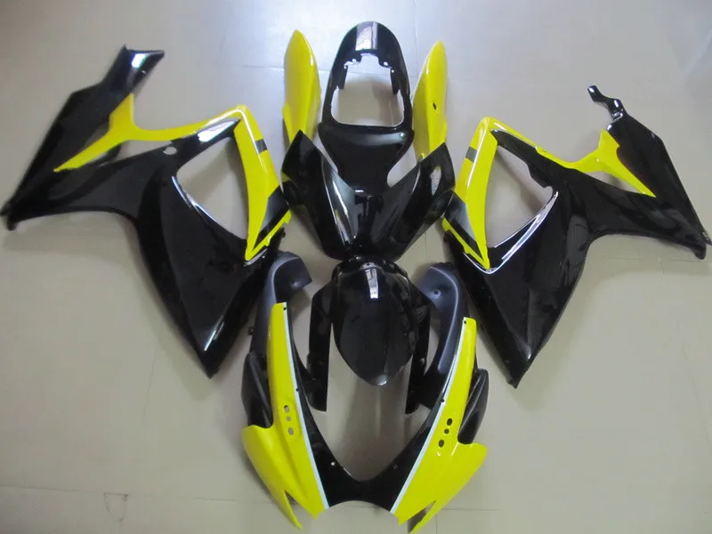 Набор обтекателей для литья под давлением GSXR600 750 K6 06 07 GSXR 600 GSXR750 2006 2007 ABS желто