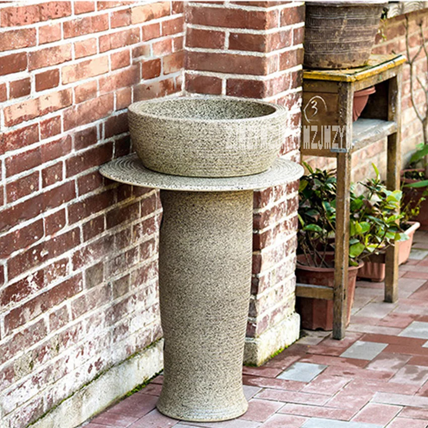 LP169 High-quality Ceramic Washbasin Creative Vertical Basin Integrated Floor Type Basin Bathroom Outdoor Balcony Washbasin 12L
LP169 High-quality Ceramic Washbasin Creative Vertical Basin Integrated Floor Type Basin Bathroom Outdoor Balcony Washbasin 12L