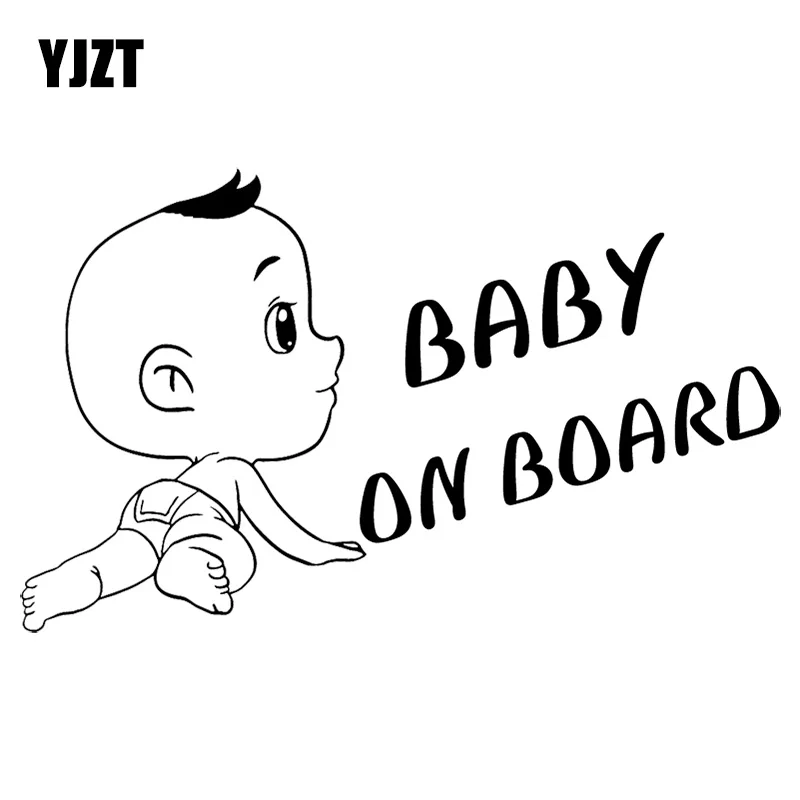YJZT 16.7X10.3CM BABY ON BOARD Funny Cartoon Car Sticker Creative Cartoon Vinyl Decals C25-0161
YJZT 16.7X10.3CM BABY ON BOARD Funny Cartoon Car Sticker Creative Cartoon Vinyl Decals C25-0161