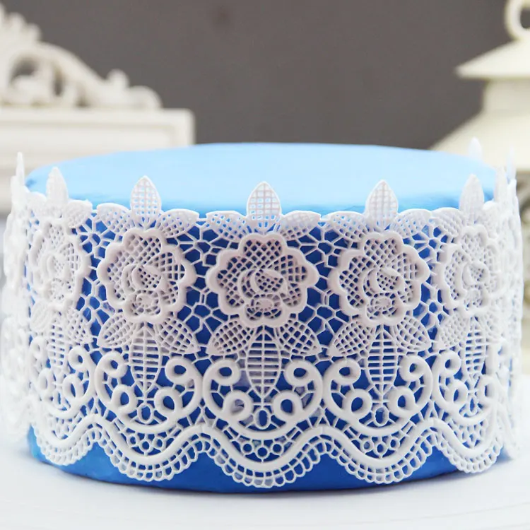 Luyou 350*100mm DIY Lace Silicone Fondant Embossed Moulds Cake Mat Silicone Bakeware for Cake Decorating Cooking Tools FM609
Luyou 350*100mm DIY Lace Silicone Fondant Embossed Moulds Cake Mat Silicone Bakeware for Cake Decorating Cooking Tools FM609