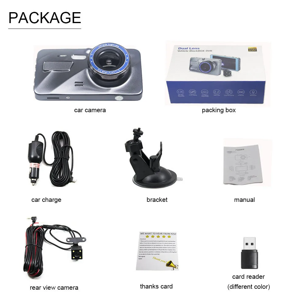 New Dual Lens Dash Cam Full HD 1080P 4" IPS Screen Car DVR Camera 170 Degree Night Vision Video Registratori Auto Dash Camera
New Dual Lens Dash Cam Full HD 1080P 4" IPS Screen Car DVR Camera 170 Degree Night Vision Video Registratori Auto Dash Camera