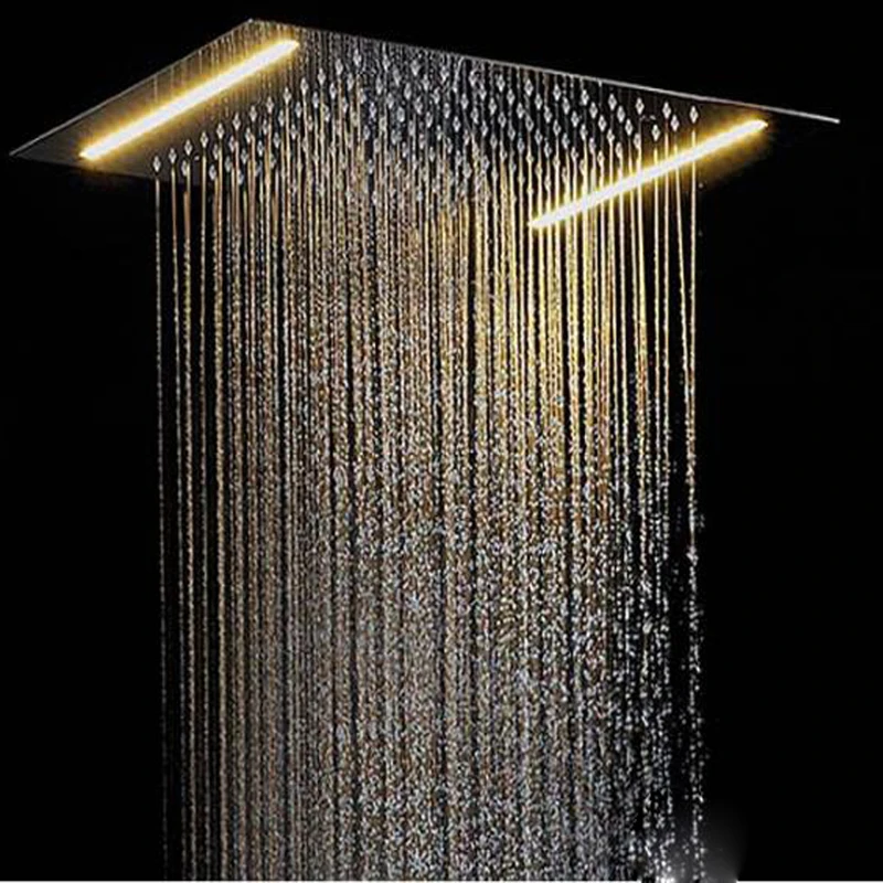 Ceiling Concealed LED Shower Head For Bathroom Faucet Shower Light 500*360mm Rainfall pommeau douche SPA Embedded Wall Mounted
Ceiling Concealed LED Shower Head For Bathroom Faucet Shower Light 500*360mm Rainfall pommeau douche SPA Embedded Wall Mounted