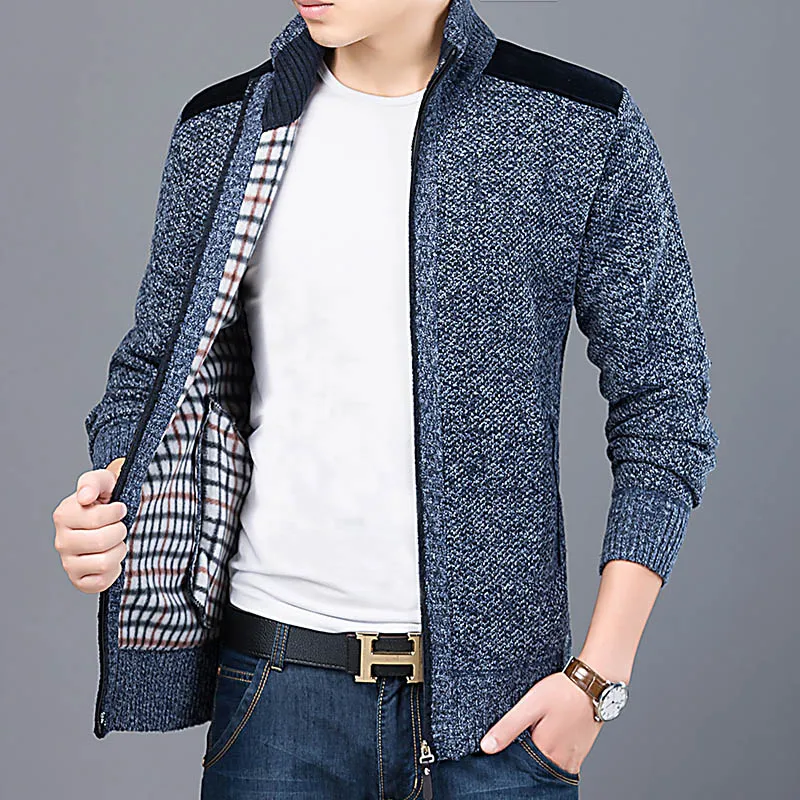 2019 Thick New Fashion Brand Sweater For Mens Cardigan Slim Fit Jumpers Knitwear Warm Autumn Casual Korean Style Clothing Male
2019 Thick New Fashion Brand Sweater For Mens Cardigan Slim Fit Jumpers Knitwear Warm Autumn Casual Korean Style Clothing Male
