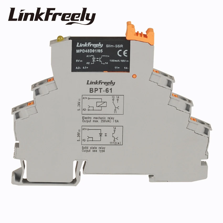 MPD48D01/05BPT Plug-in Spring Electric Voltage Relay Module & Board 5V DC In 48VDC 1A Out DC DC SSR Solid State Relay Din Rai
MPD48D01/05BPT Plug-in Spring Electric Voltage Relay Module & Board 5V DC In 48VDC 1A Out DC DC SSR Solid State Relay Din Rai