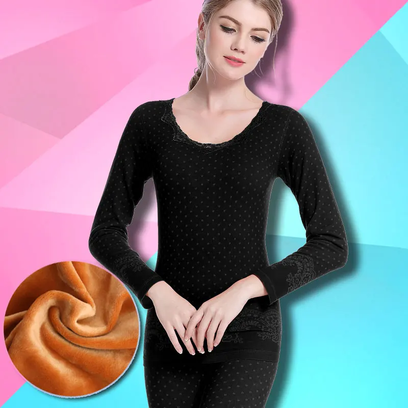velvet women underwear suits slimming seamless rendering autumn winter models thermal long johns femal inner wear sets
velvet women underwear suits slimming seamless rendering autumn winter models thermal long johns femal inner wear sets