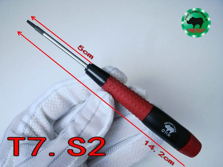 T7 Torx Screwdriver S2 Tool Steel JAPAN RHINO Magnetic Precision Tools Length 50mm*142mm For Repairing Mobole Phone etc.
T7 Torx Screwdriver S2 Tool Steel JAPAN RHINO Magnetic Precision Tools Length 50mm*142mm For Repairing Mobole Phone etc.