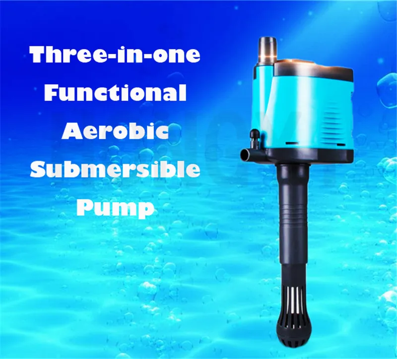 

New 220-240V 15W 25W 35W 45W 3 in 1 Multi Functions Submersible Pump + Filter + Add Oxygen For Aquarium Fish Tank