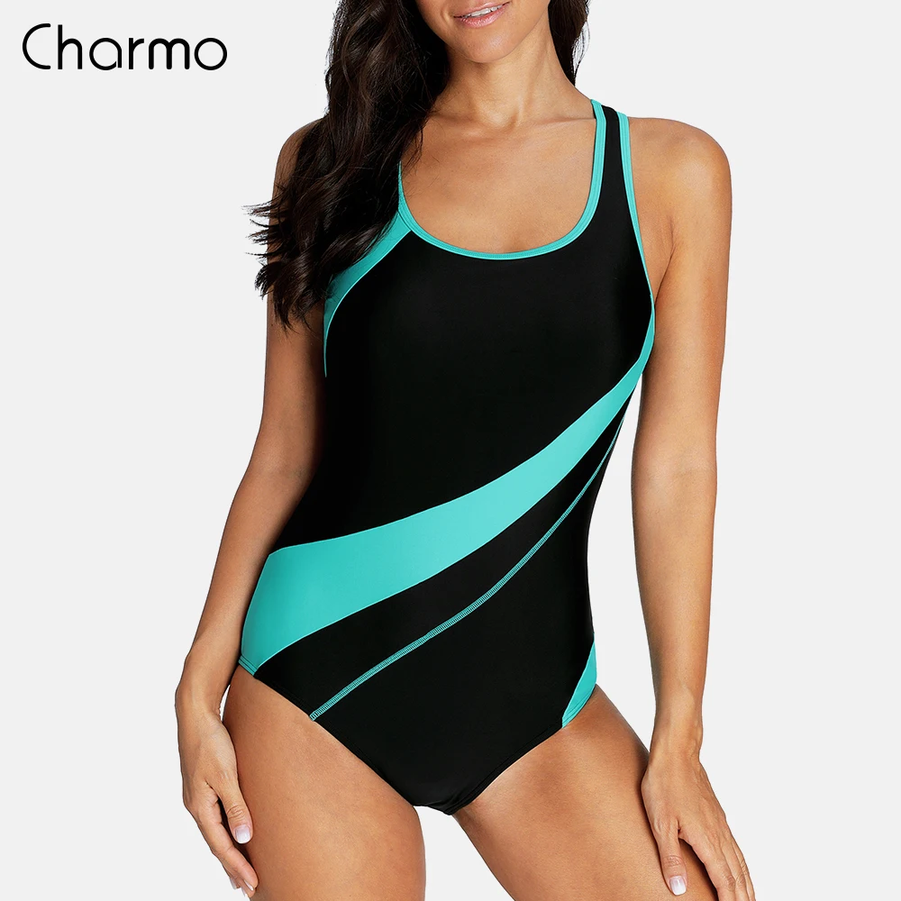 Charmo One Piece Women Sports Swimsuit Sports Swimwear Padded Bikini Backless Beach Wear Bathing Suits Monokini
Charmo One Piece Women Sports Swimsuit Sports Swimwear Padded Bikini Backless Beach Wear Bathing Suits Monokini