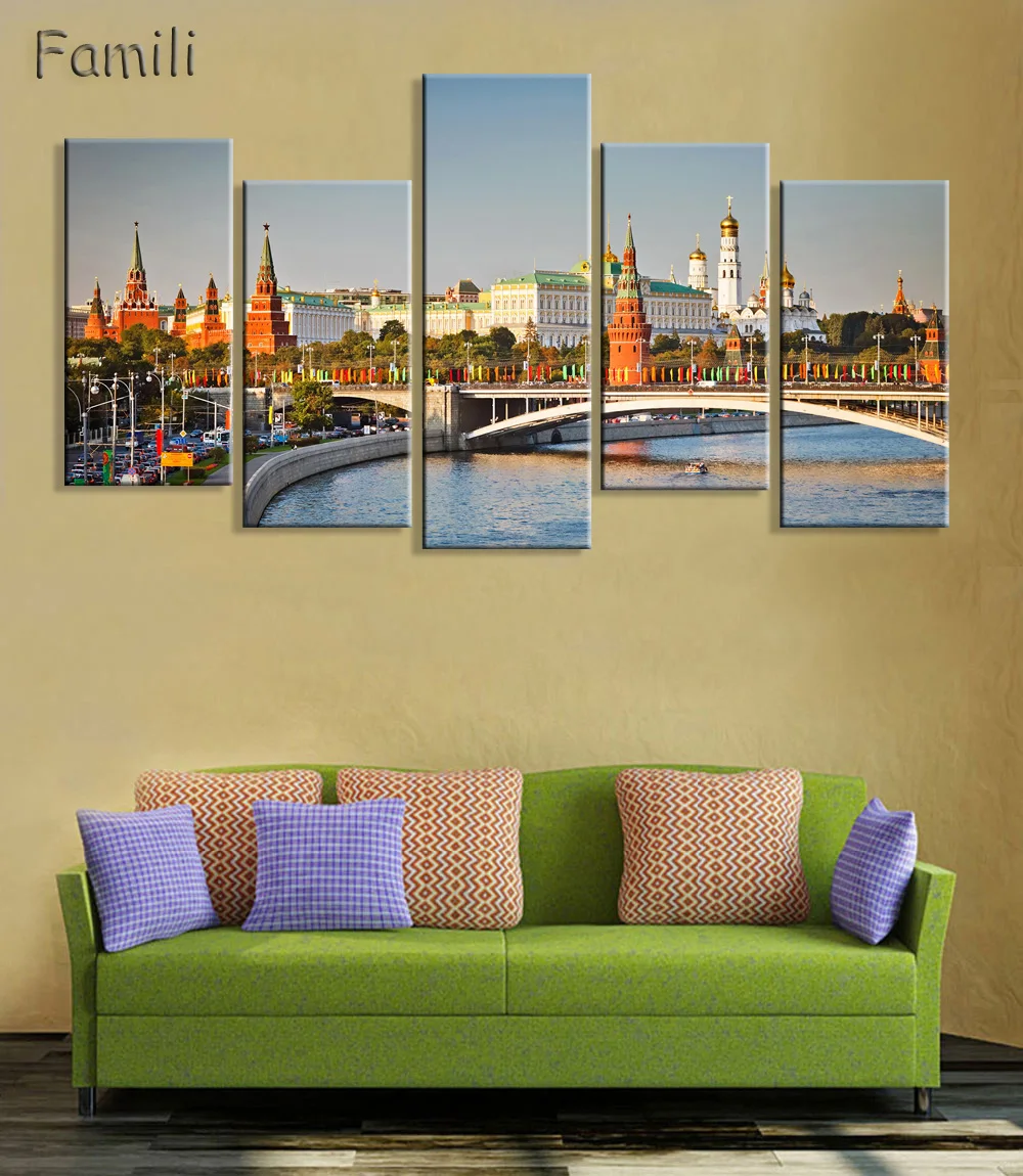 5pcs Wall Art Modular Pictures Moscow Russia Kremlin City Modern Oil Painting On The Wall Pictures For Living Room Hot Cuadros
5pcs Wall Art Modular Pictures Moscow Russia Kremlin City Modern Oil Painting On The Wall Pictures For Living Room Hot Cuadros