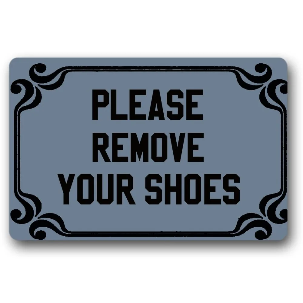 Funny Design Rubber Non-Slip Door Mat Entrance Rug Floor Mat Durable Home Indoor Mats -Please Remove Your Shoes
Funny Design Rubber Non-Slip Door Mat Entrance Rug Floor Mat Durable Home Indoor Mats -Please Remove Your Shoes
